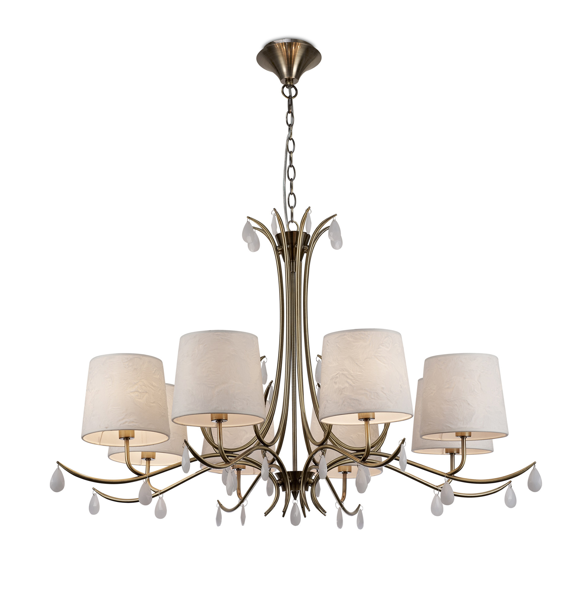 Andrea Antique Brass Ceiling Lights Mantra Multi Arm Fittings Andrea Antique Brass Ceiling Lights Mantra Multi Arm Fittings